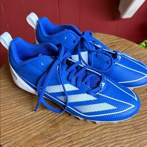Adidas Adizero Electric.2 Football Cleats Royal blue and white